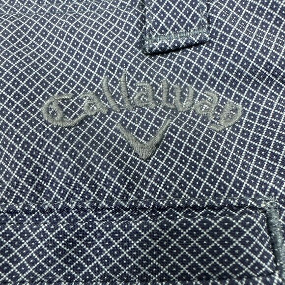 Callaway Men's Golf Shorts Peacoat Blue Grey Opti Dri Stretch Flat Front Size 40 - Picture 9 of 11